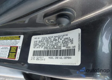 2013 Toyota Corolla S from USA, damaged, VIN 5YFBU4EE8DP085268